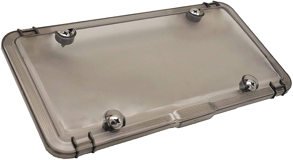 Luxe Shield front view smoked cover showing sleek protection