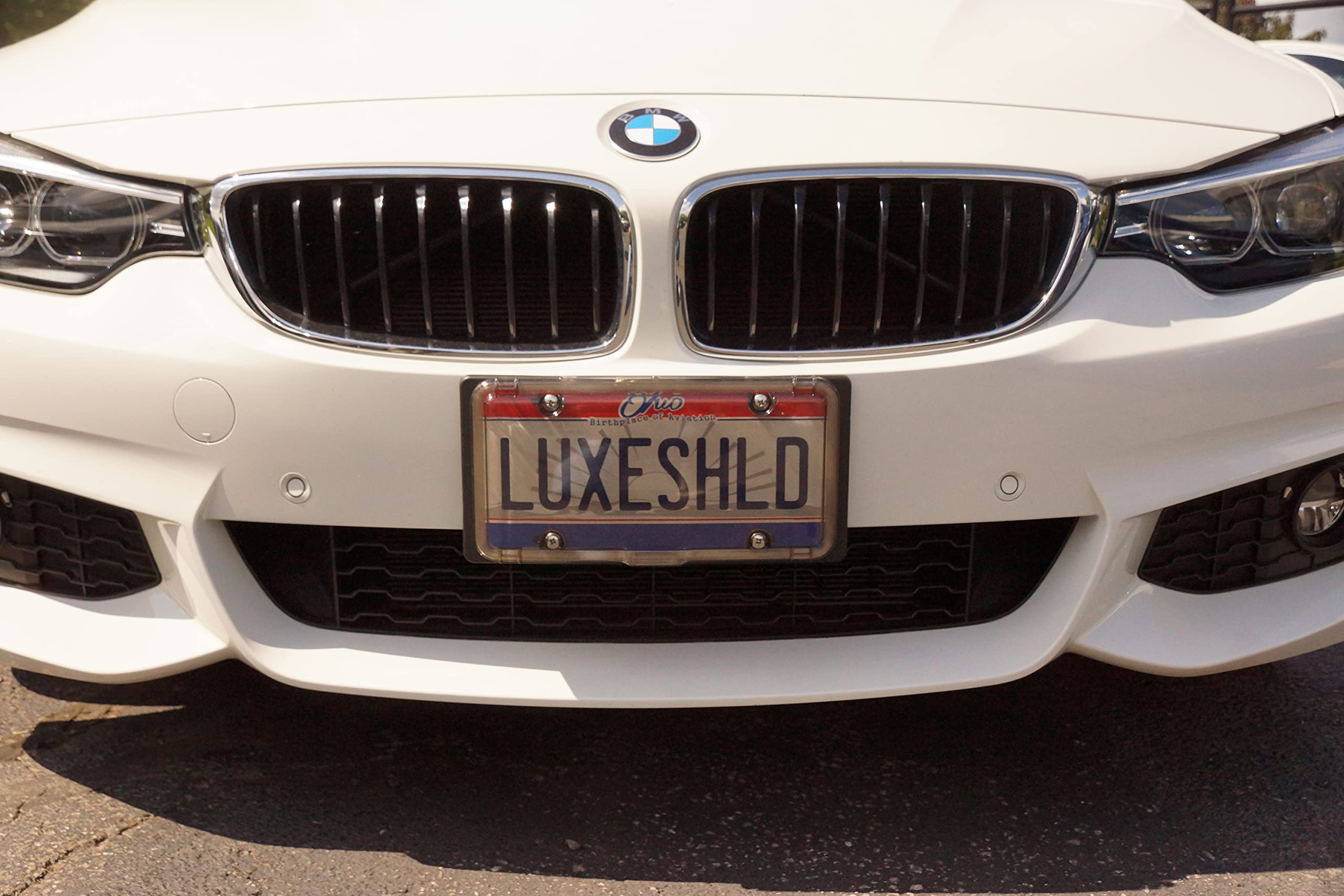 Luxe Shield packaging with made in USA label promoting quality