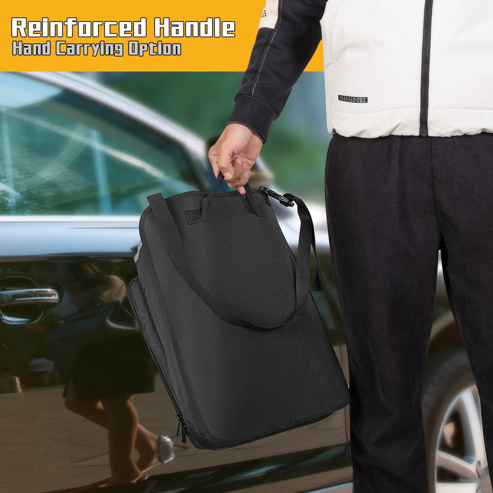 LUXJA reinforced handle and adjustable strap for simple carrying