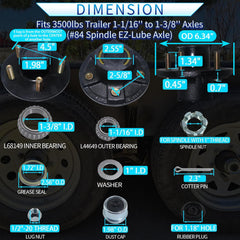 LUXTRKSTO close-up of pre-lubricated bearings highlighting low friction