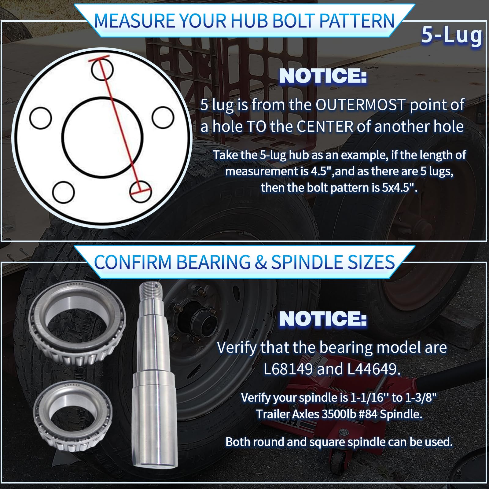 LUXTRKSTO grease seal detail showing tight fit and leak protection