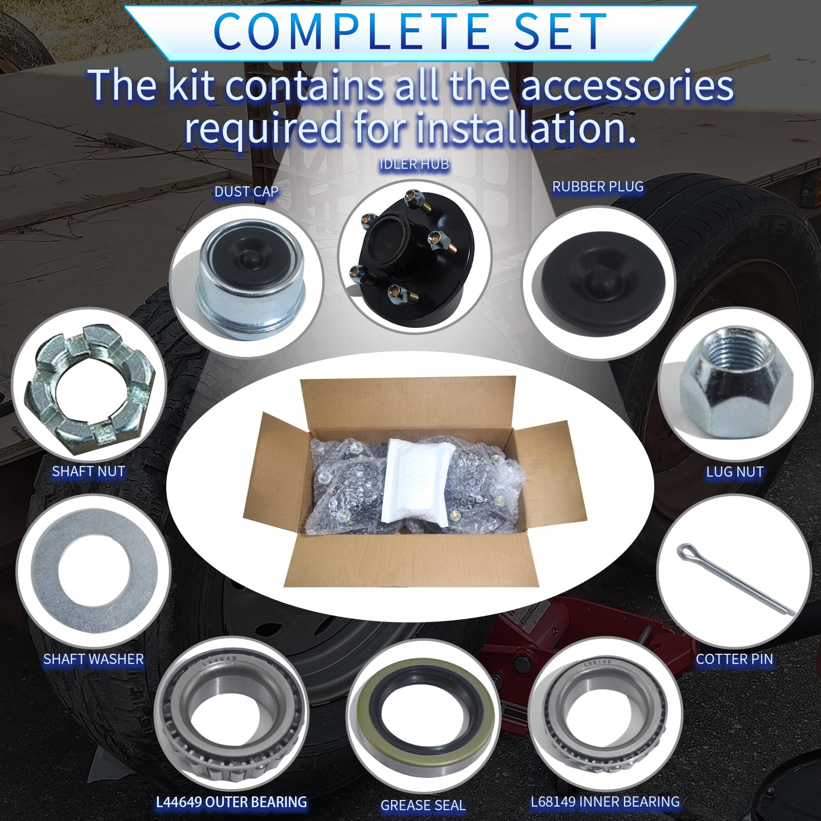 LUXTRKSTO hub stamp and label showing compliance and clear specs