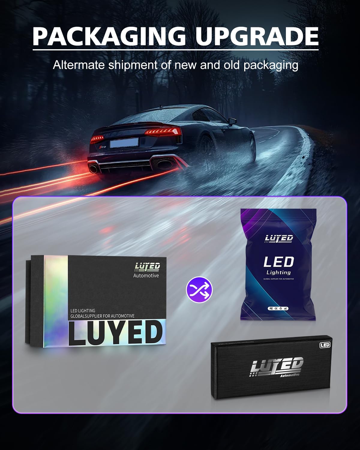 LUYED 880 heat sink and aluminum body, highlights improved heat dissipation