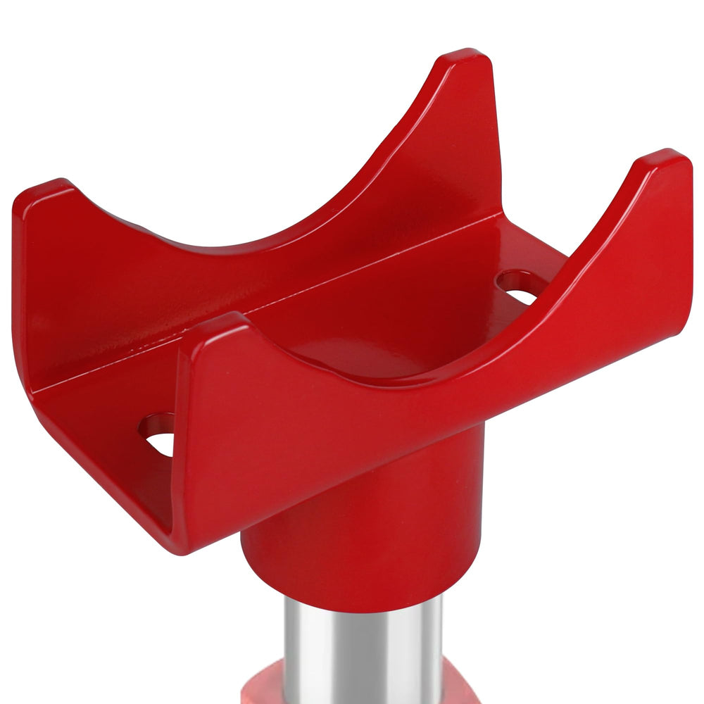 LVACODV front view of axle saddle showing secure fit and easy positioning