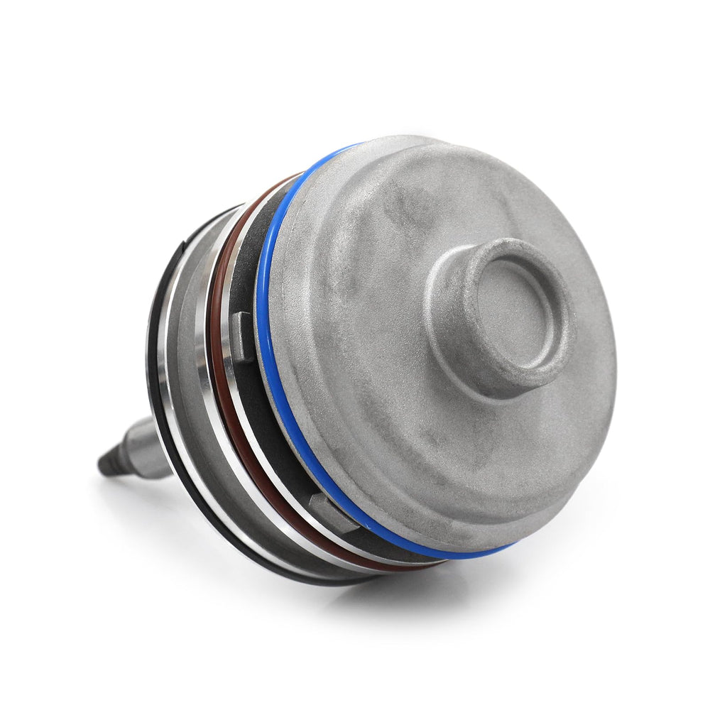 LVOUP servo piston in hand for scale demonstrating easy handling and fitment