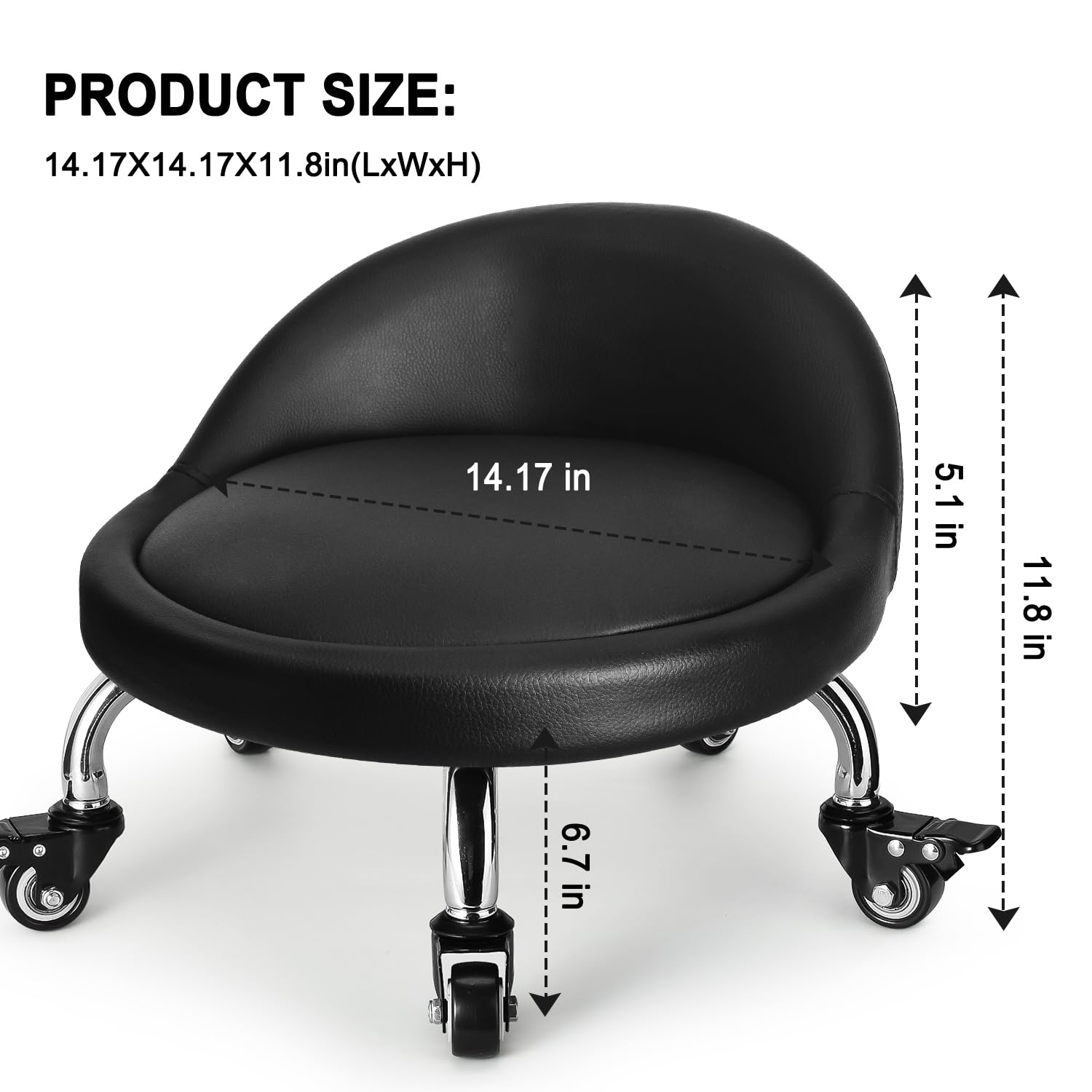 LWADALN padded backrest detail showing support for lower back and posture