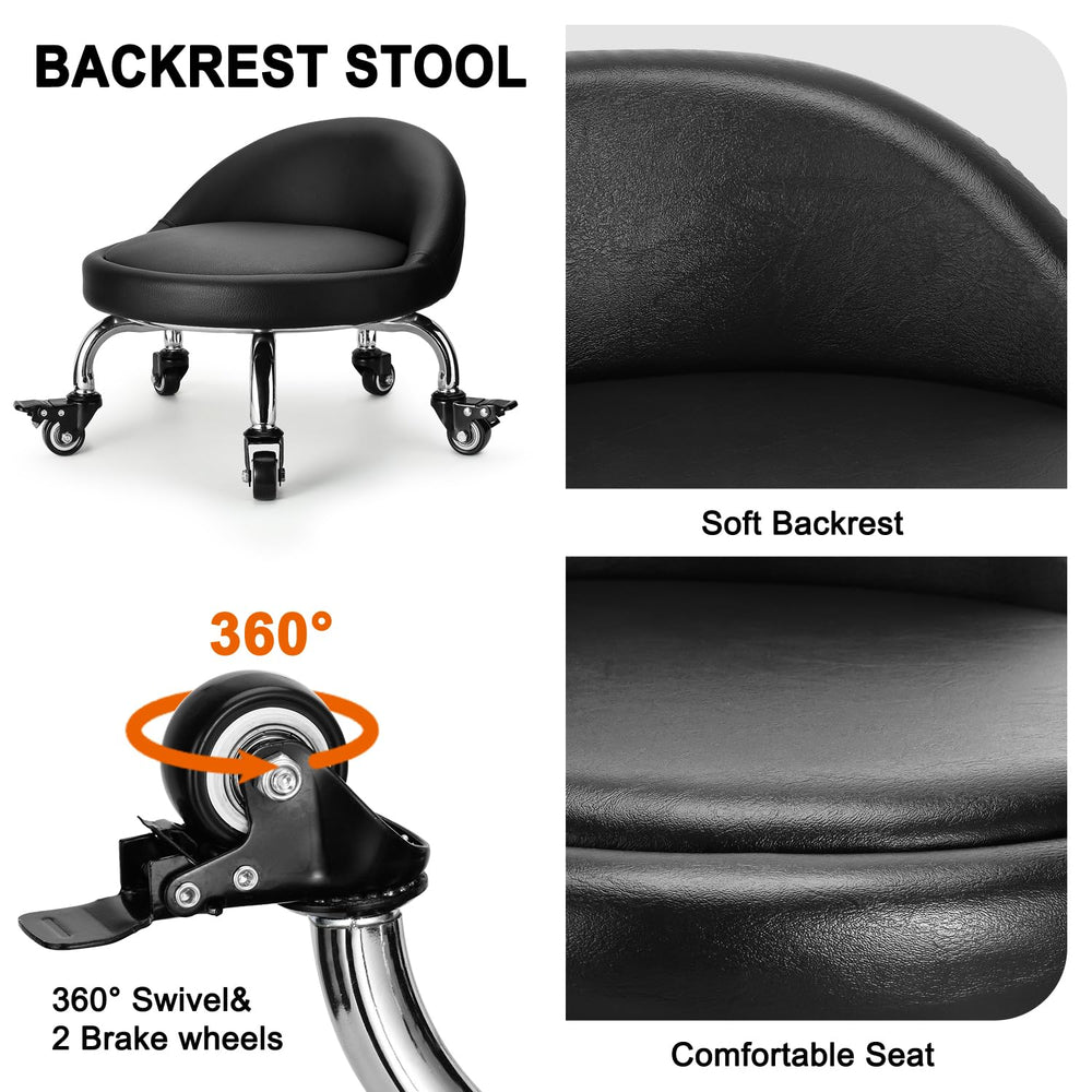 LWADALN close-up of cushioned PU leather seat highlighting comfort and durability