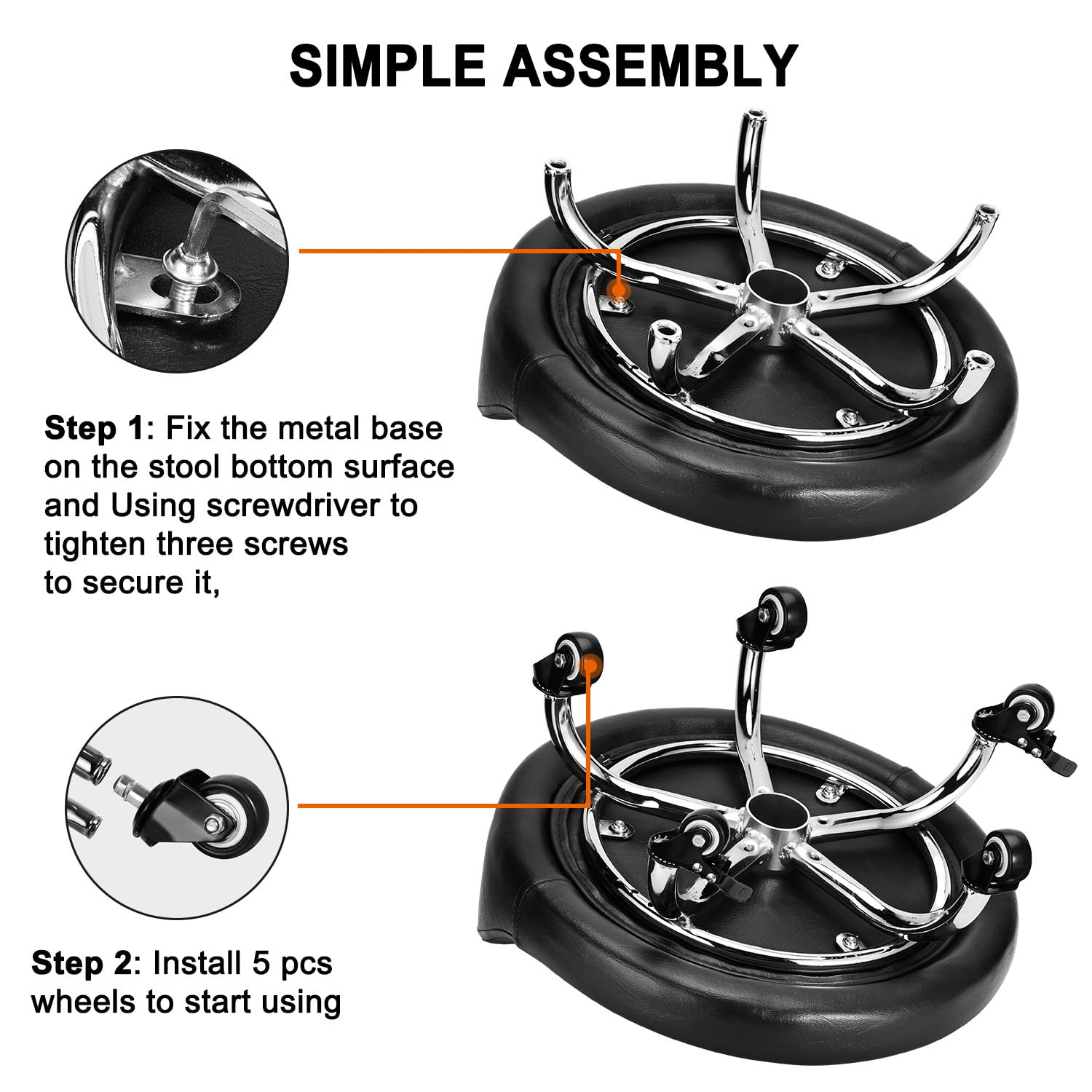 LWADALN stool beside workbench showing convenience for repeated tasks