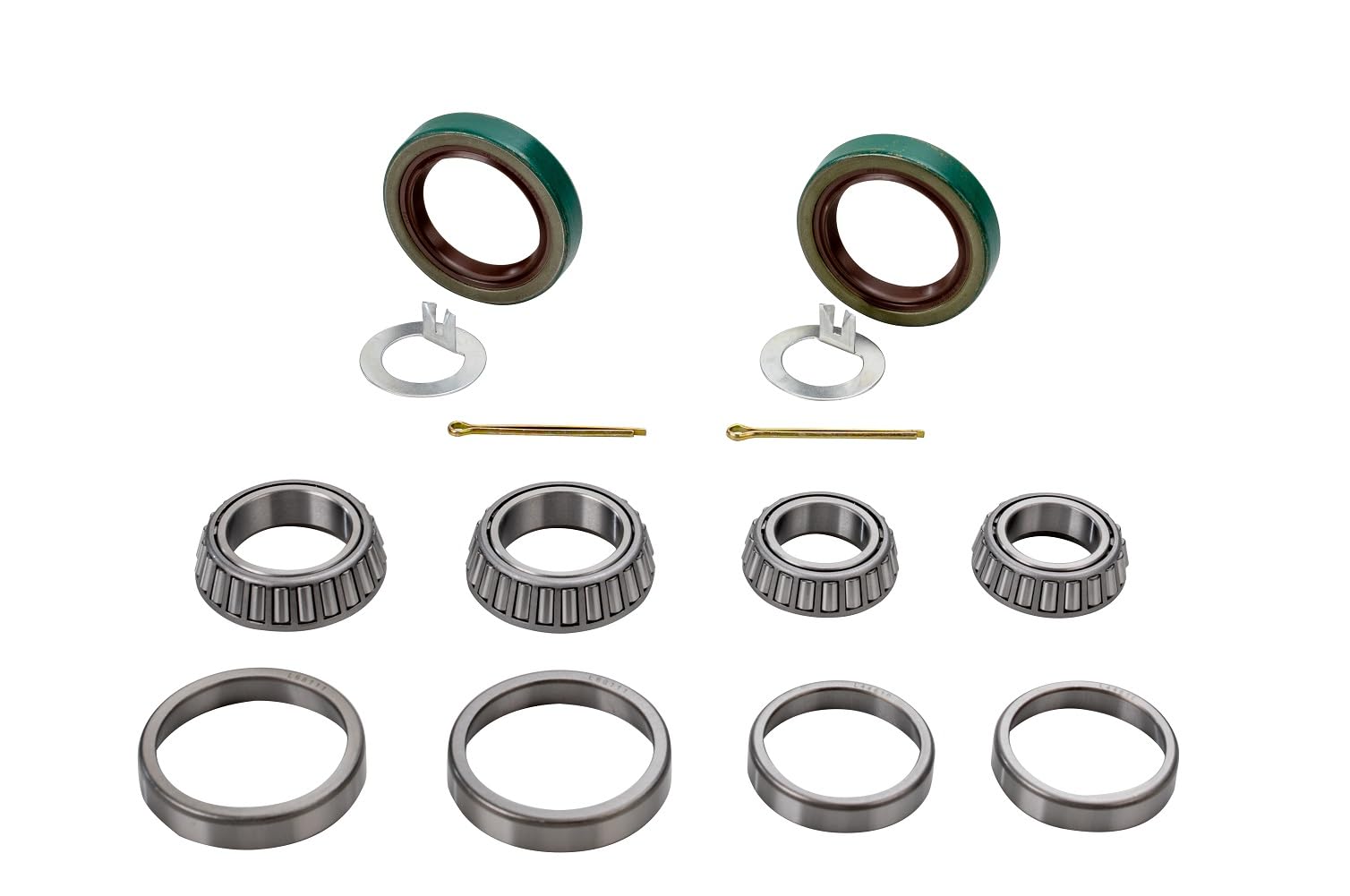 Lwlusup front packaging showing full trailer bearing kit and contents for easy replacement