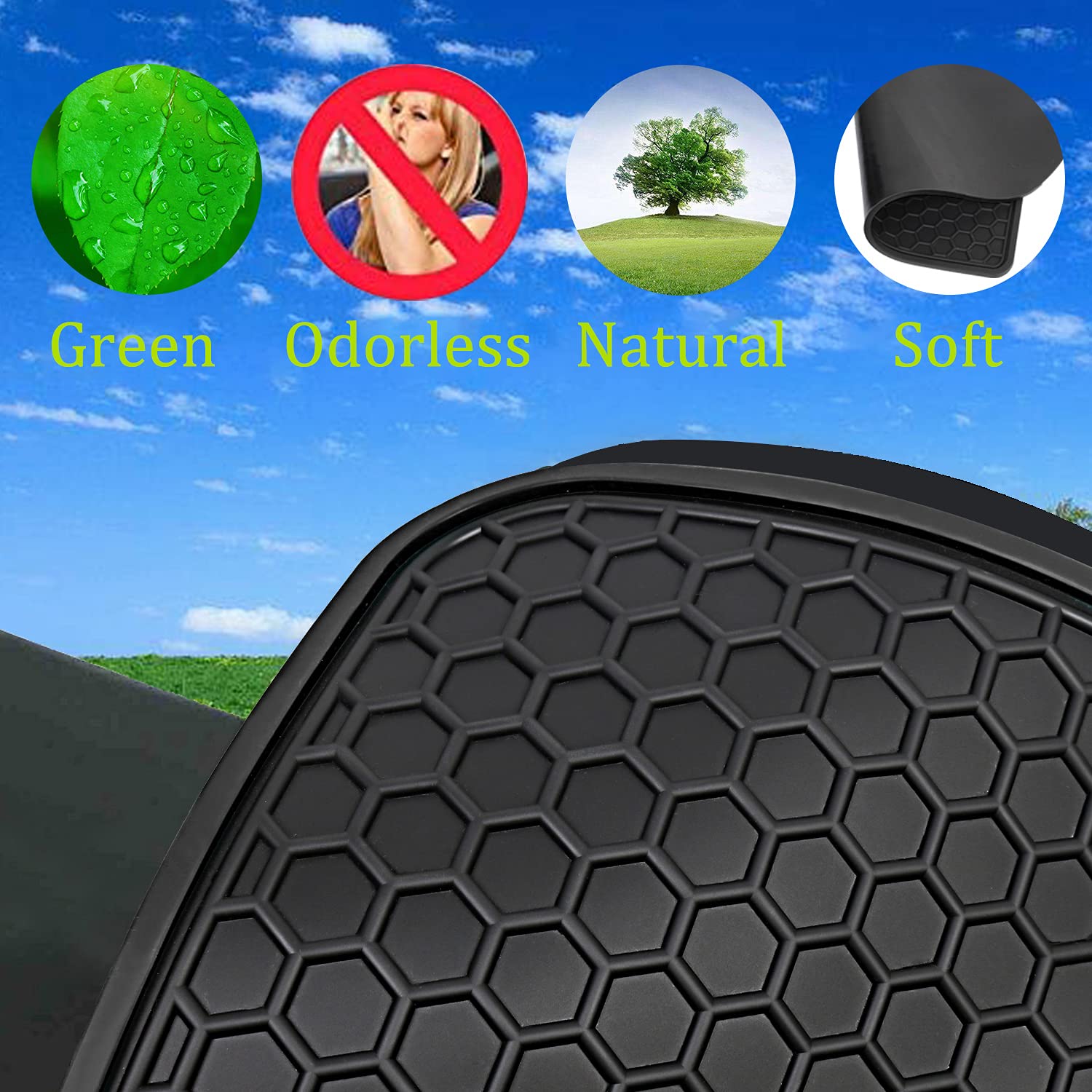 Lwope rear seat full coverage protecting backfoot area from dirt