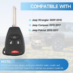 LYFUCESS back view key fob with battery access and durable shell benefit