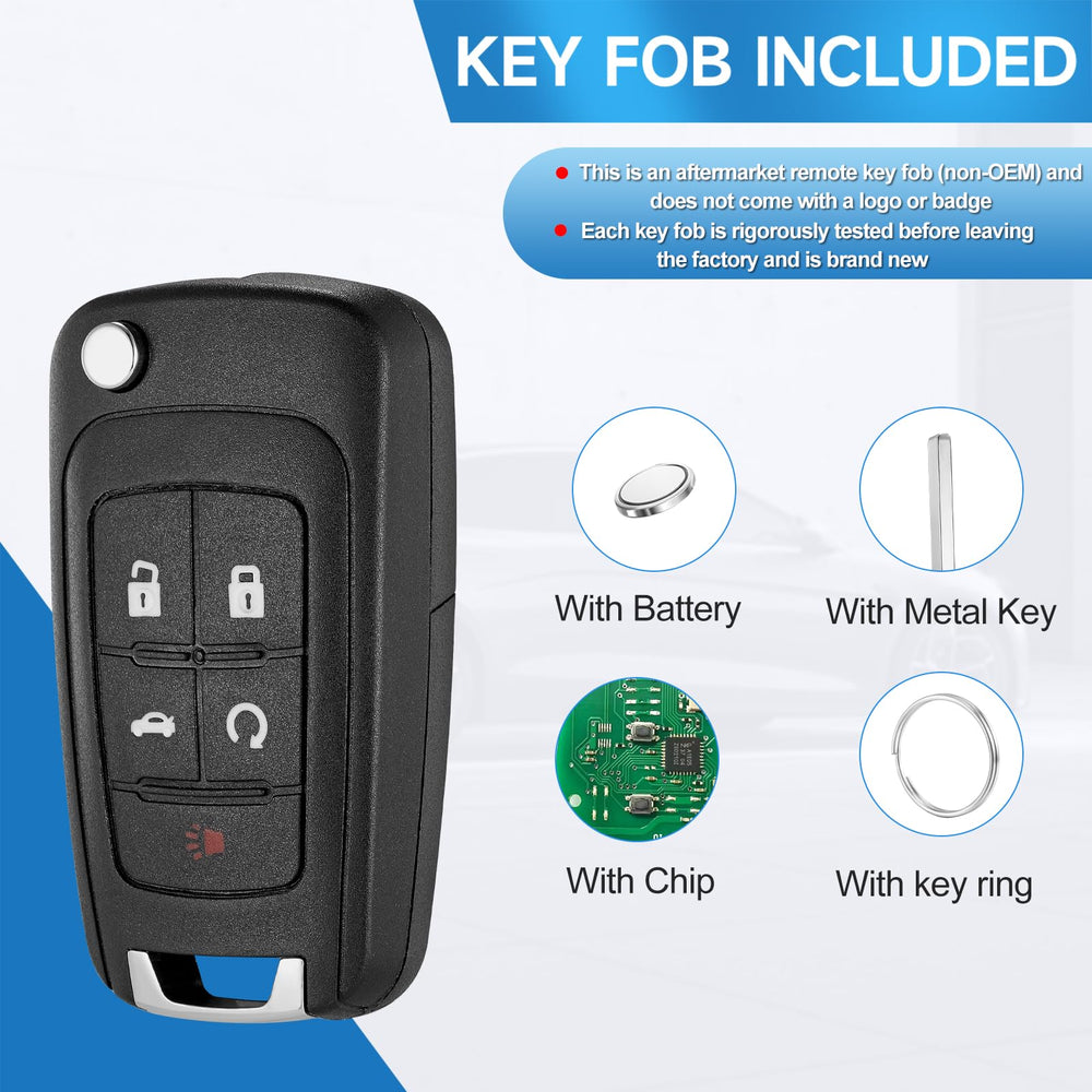 LYFUCESS packaging with two fobs, chips, and instructions for straightforward setup
