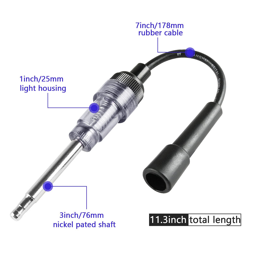 LYHLYA clear housing close-up showing replaceable bulb and durability