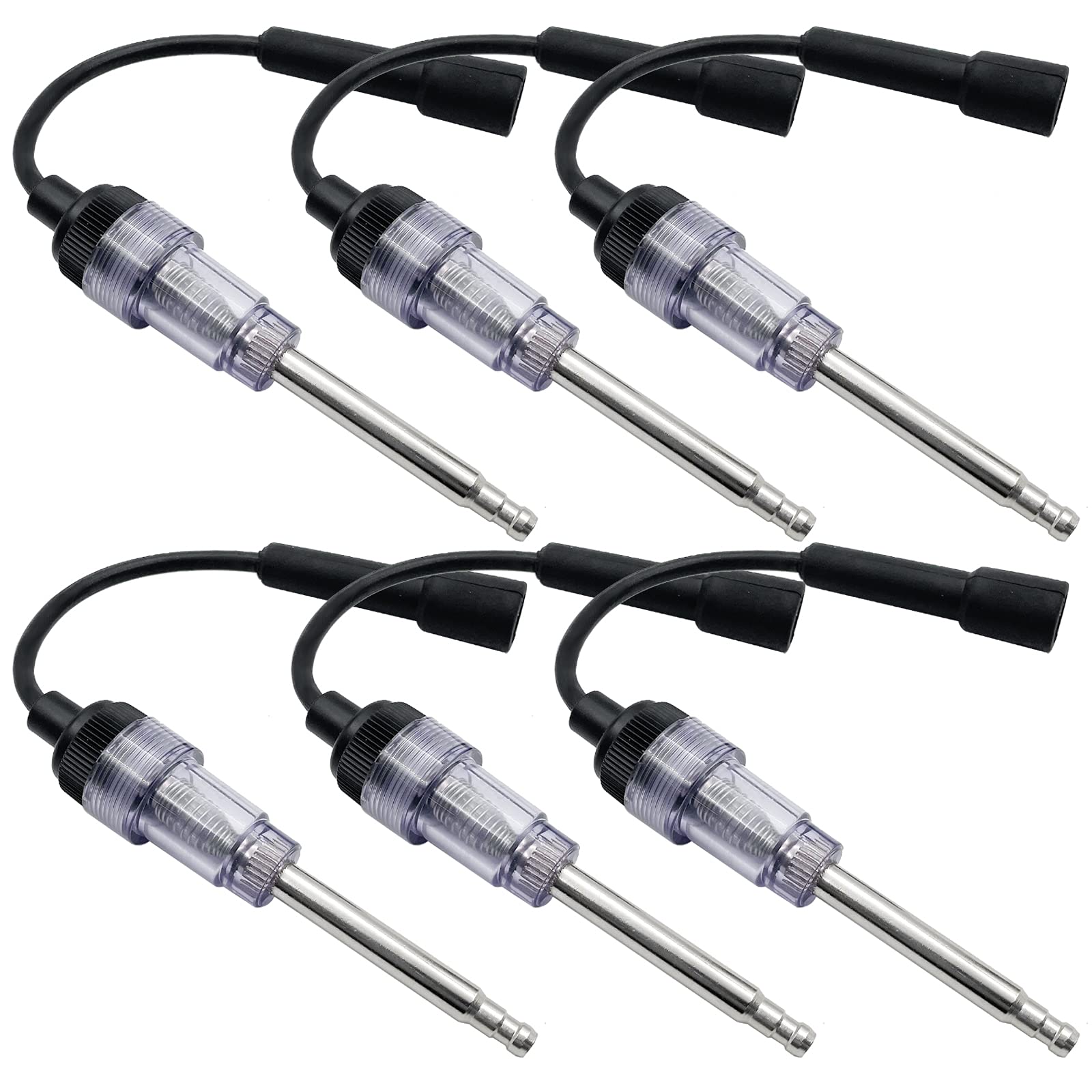 LYHLYA front view of six-piece tester set showing organized probes and benefits