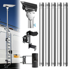 Lymorexan Starlink Mini mounted on RV ladder showing improved reception