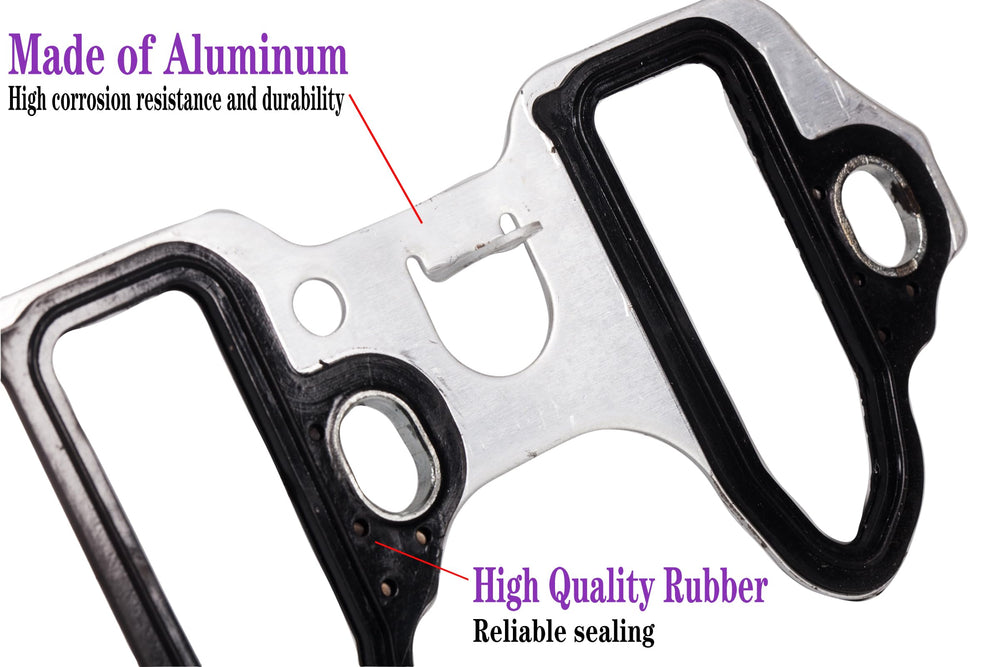 LYNSHINE gasket next to ruler showing dimensions for accurate fit verification