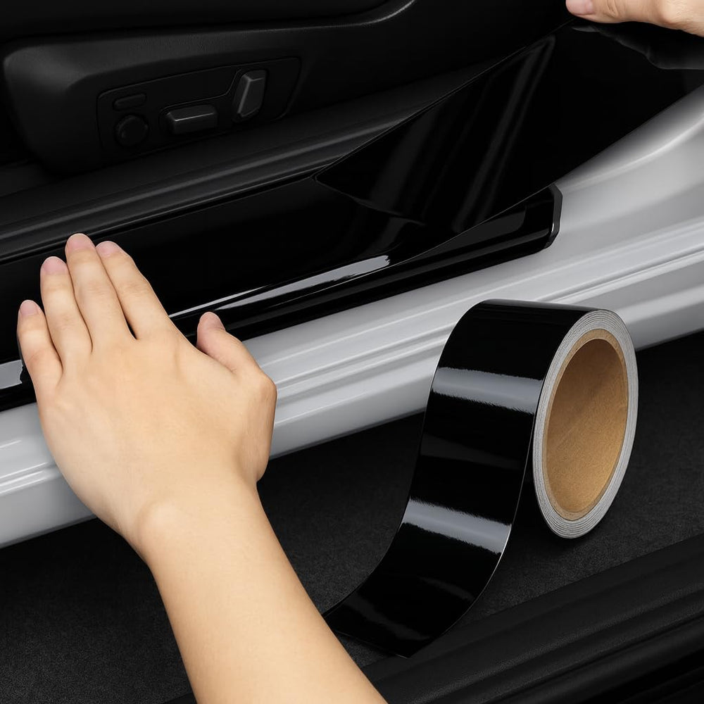 Lypumso wrapped side mirror detail demonstrating conformability and protection