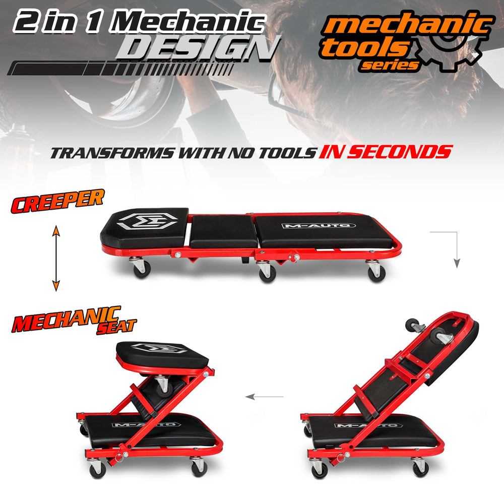 M-AUTO close-up of thick padding for comfort during long jobs