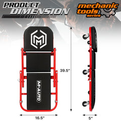 M-AUTO folded seat mode showing quick conversion and compactness