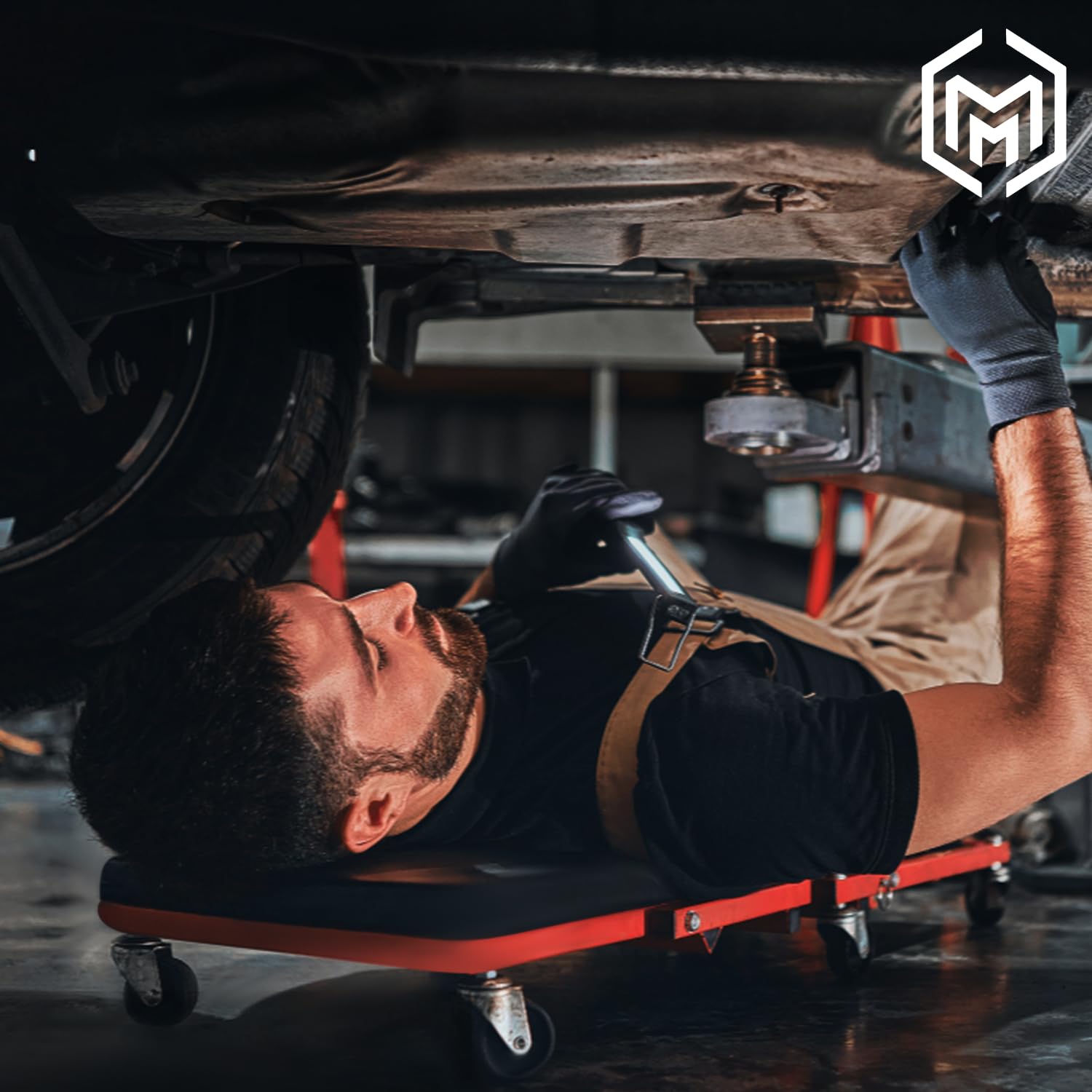 M-AUTO product label and dimensions showing clear specifications for buyers