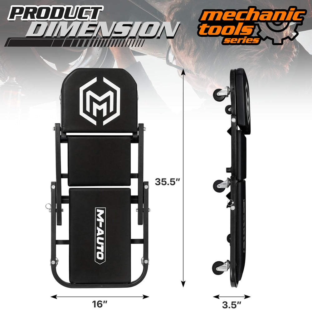 M-AUTO upright seat mode demonstrating comfortable seated height benefit