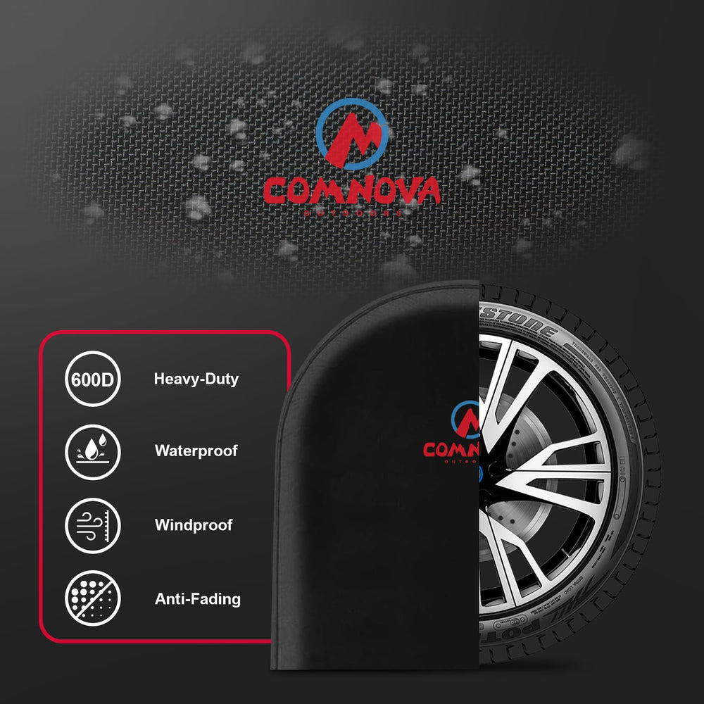 M COMNOVA OUTDOORS elastic hem and hook detail demonstrating secure wind-resistant fit