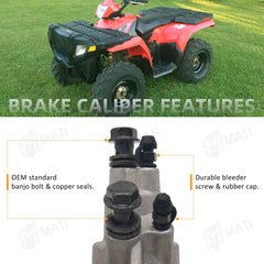 M MATI brake pads with mounting bracket showing ready-to-install convenience