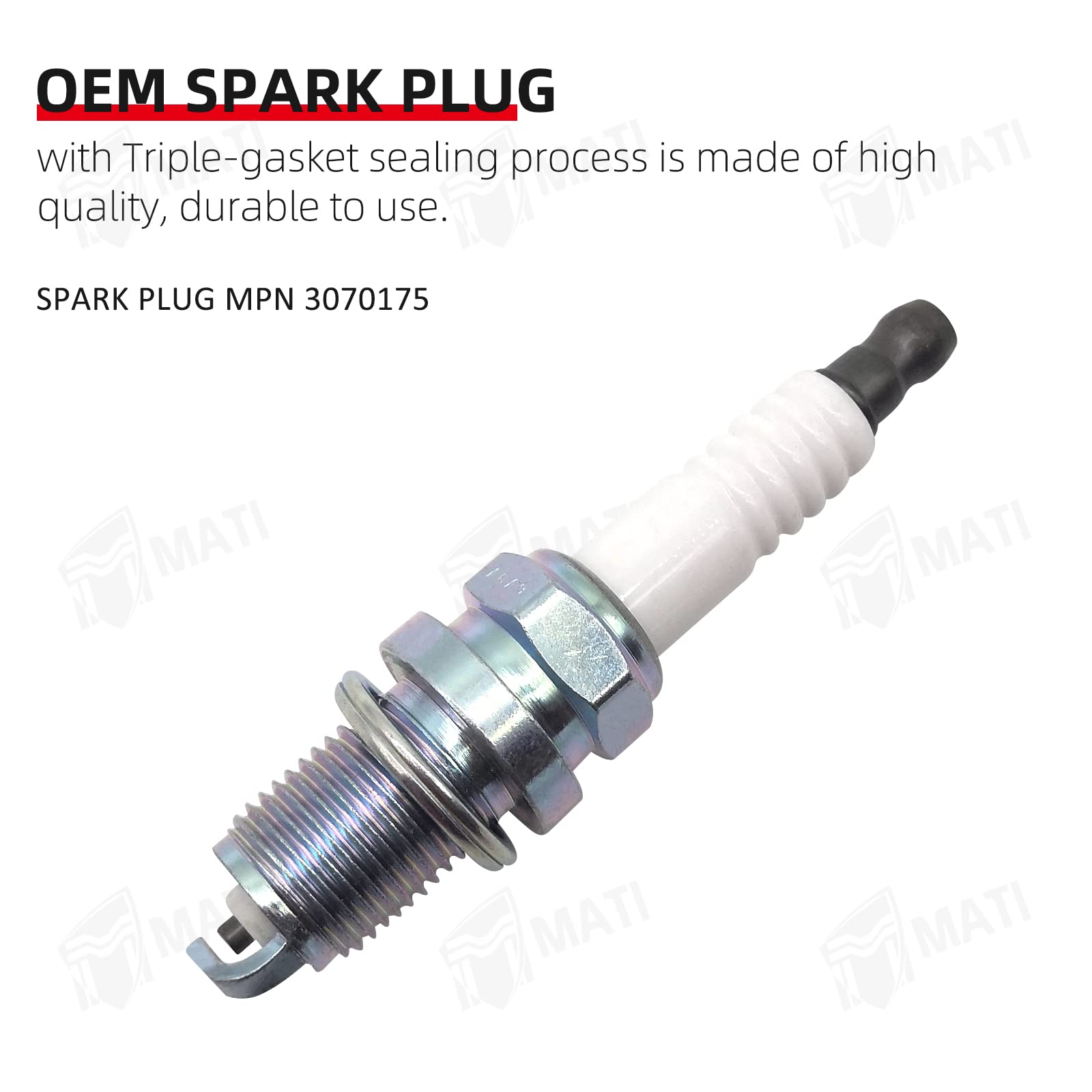 M MATI ignition components installed on a Polaris engine demonstrating correct fit