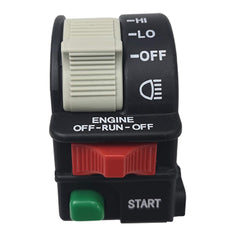 M MATI front view of switch showing controls and easy replacement benefit