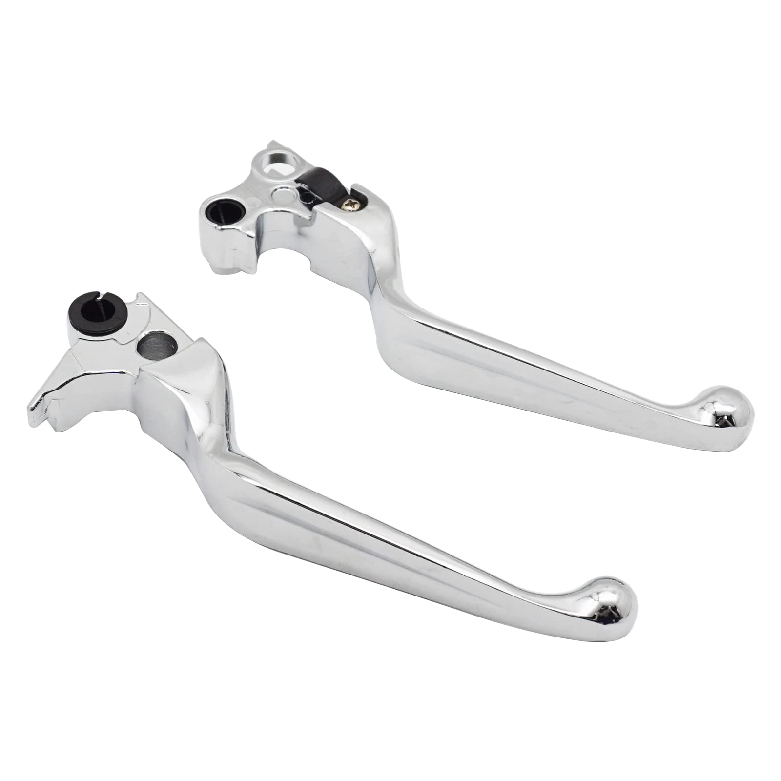 M MATI front view chrome levers showing polished finish and fitment benefit