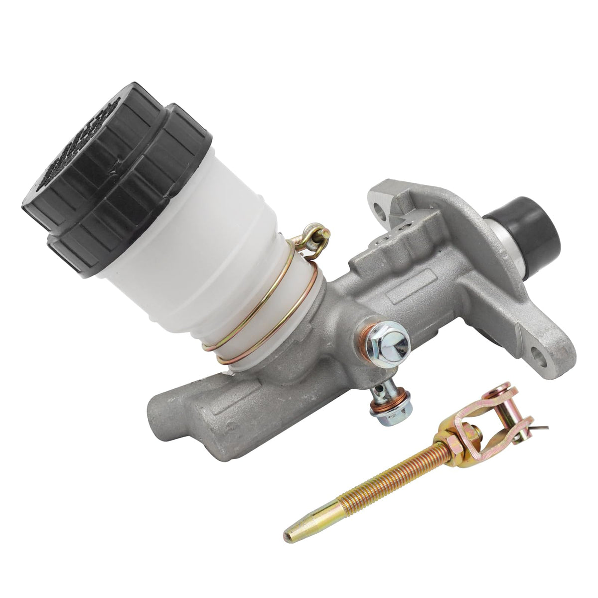 M MATI master cylinder front view showing clean fit and OEM styling benefit
