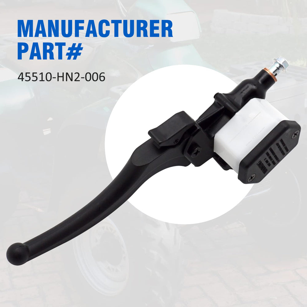 M MATI installed on ATV near front wheel showing restored braking function benefit