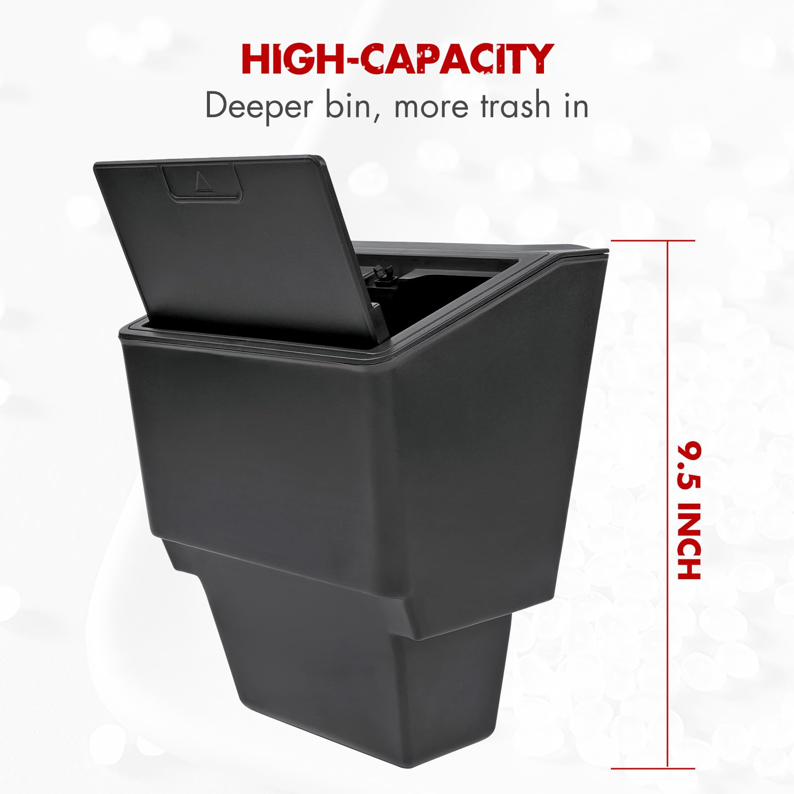 Mabett holding water bottle vertically for clutter-free storage