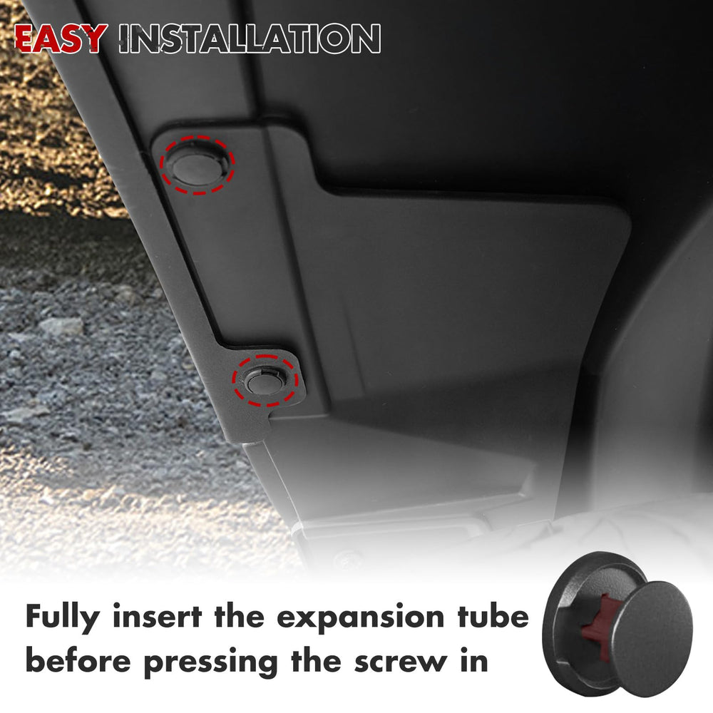 Mabett tape and screw detail demonstrating secure seal and retention