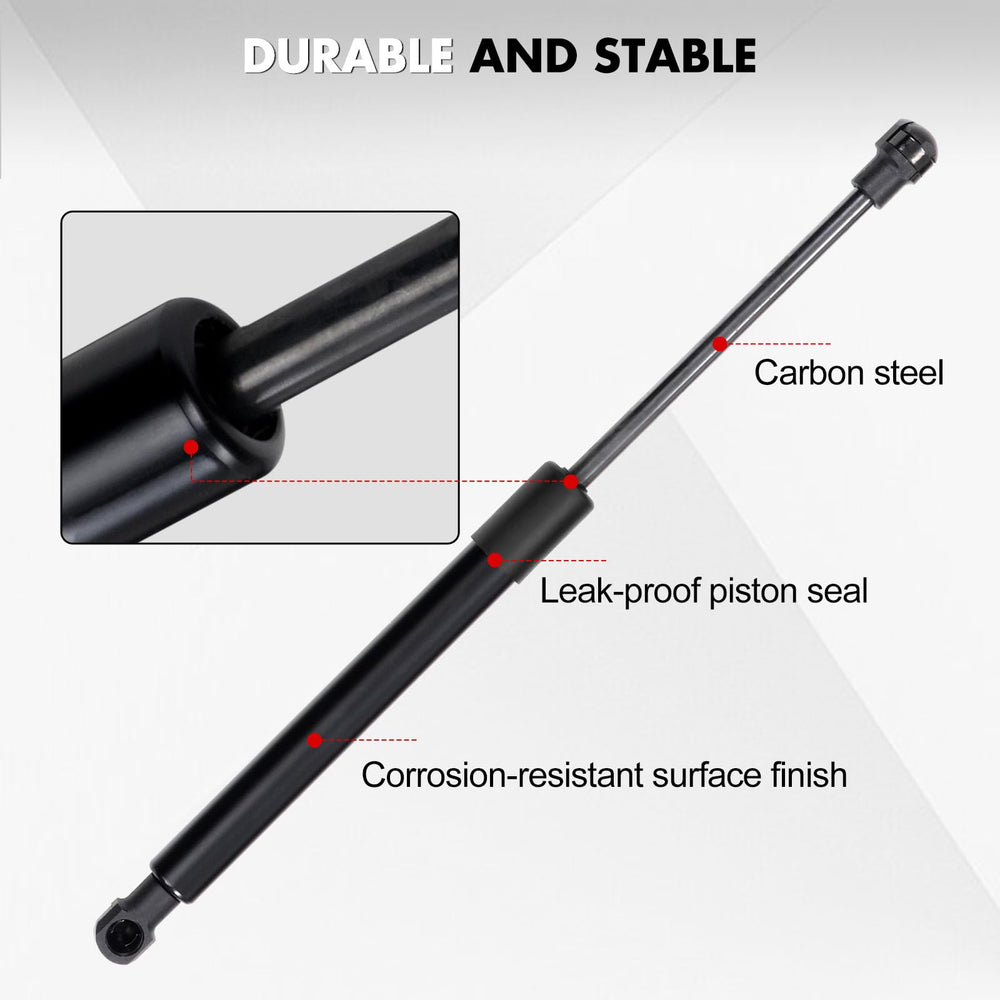Mabett corrosion-resistant finish protecting the strut from rust and outdoor wear