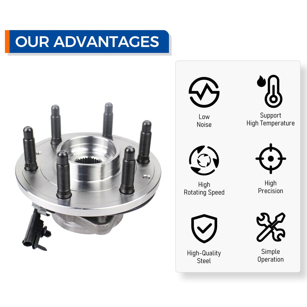 MACEL hub flange and bolt pattern detail for accurate bolt alignment