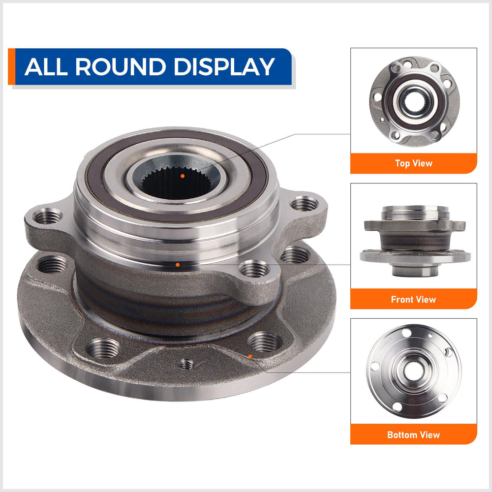 MACEL close-up of bearing and seals highlights corrosion-resistant finish
