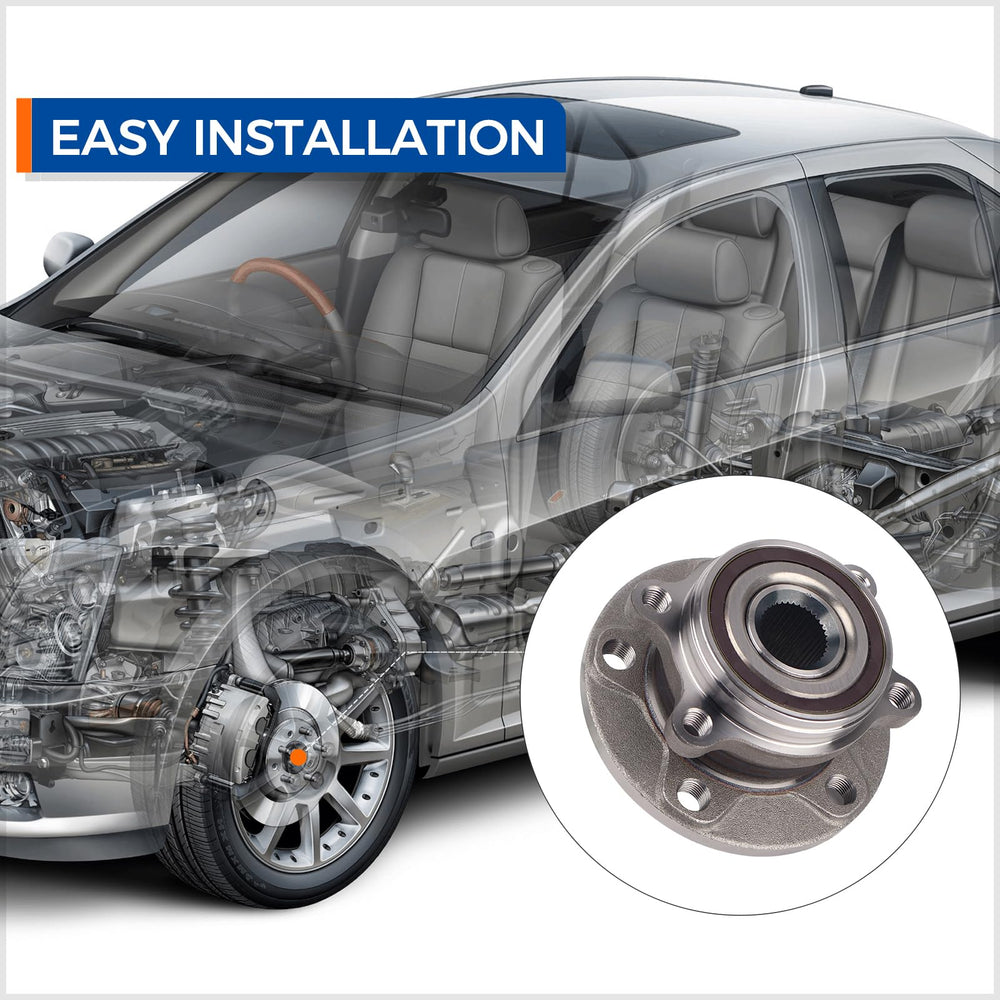 MACEL hub installed on vehicle illustrates restored smooth wheel rotation