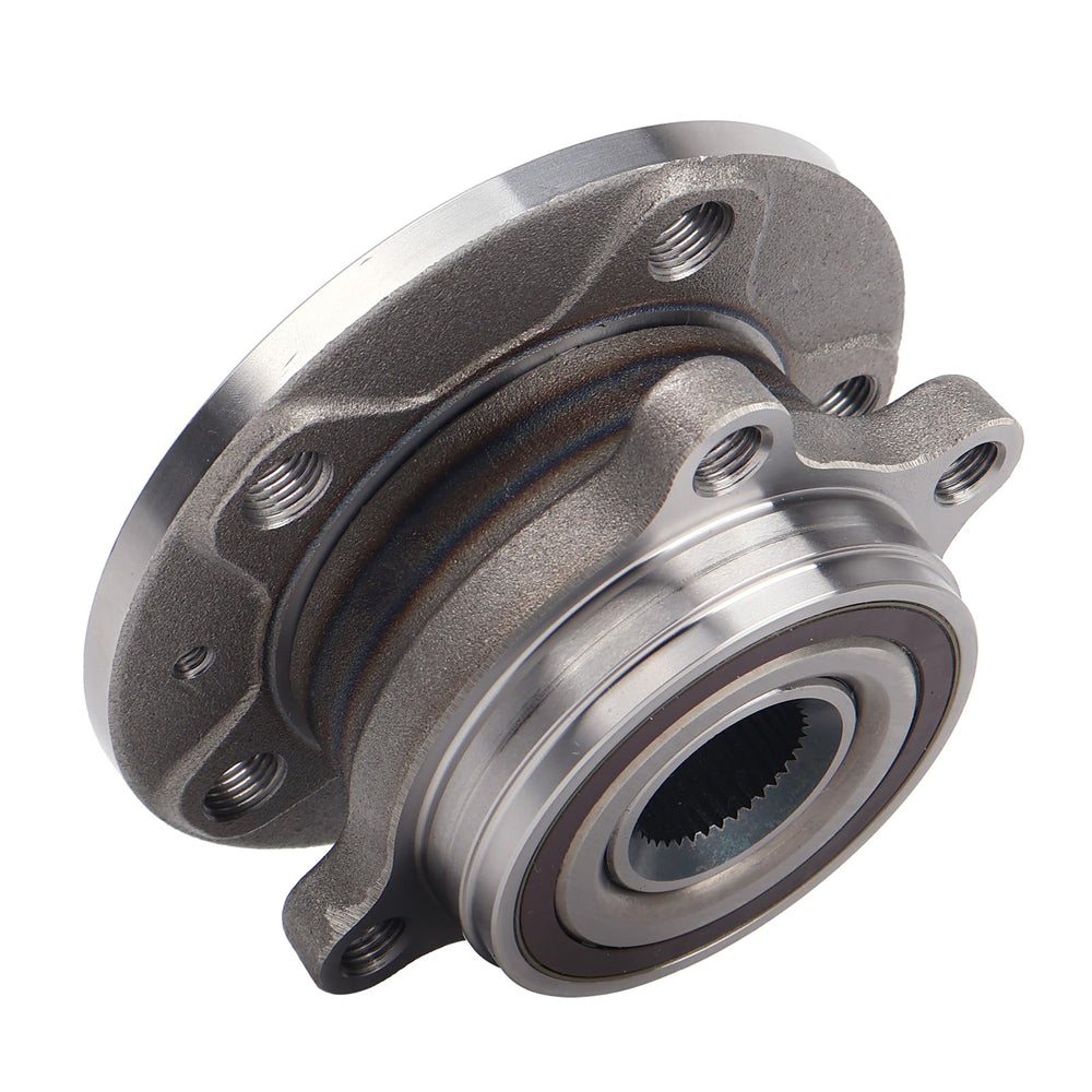 MACEL mounting flange detail shows bolt holes and precise machining