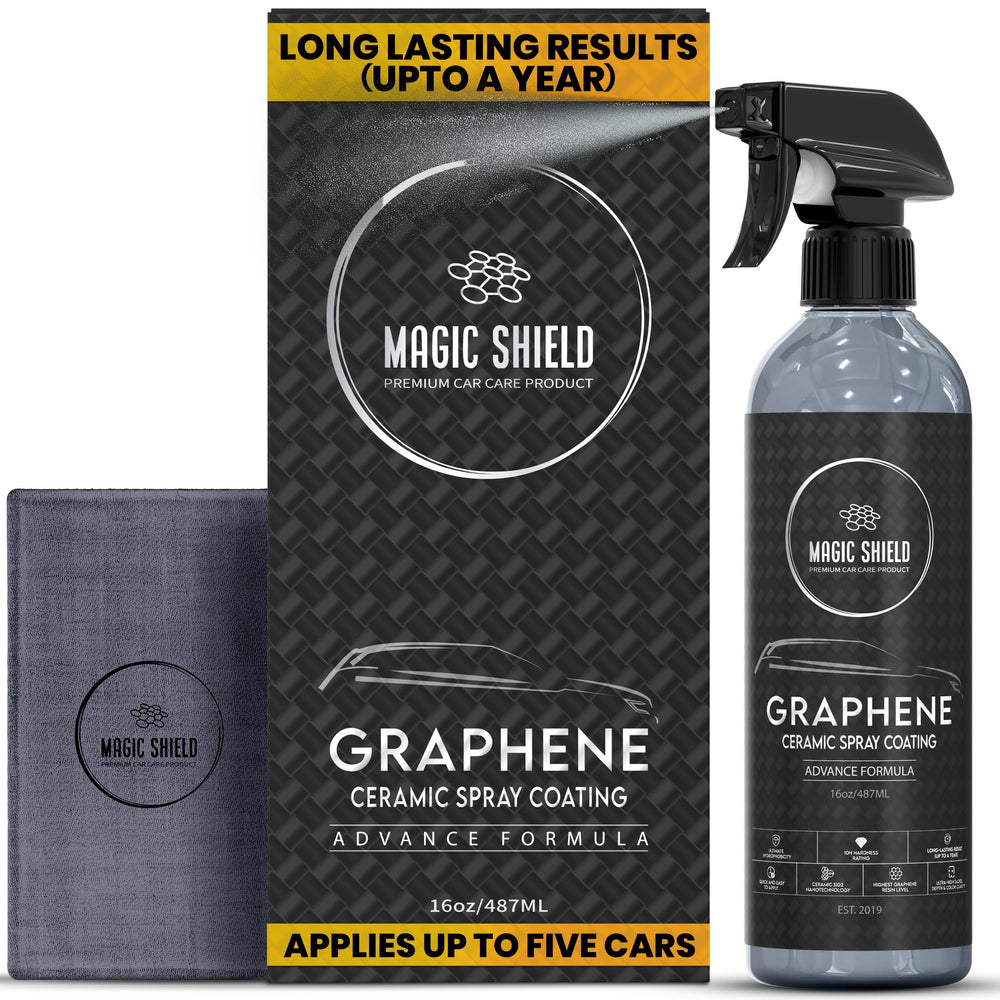 Magic Shield bottle front view showing label and size benefits