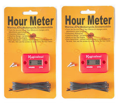 Magicalmai front view showing red hour meter face and easy-read LCD benefit