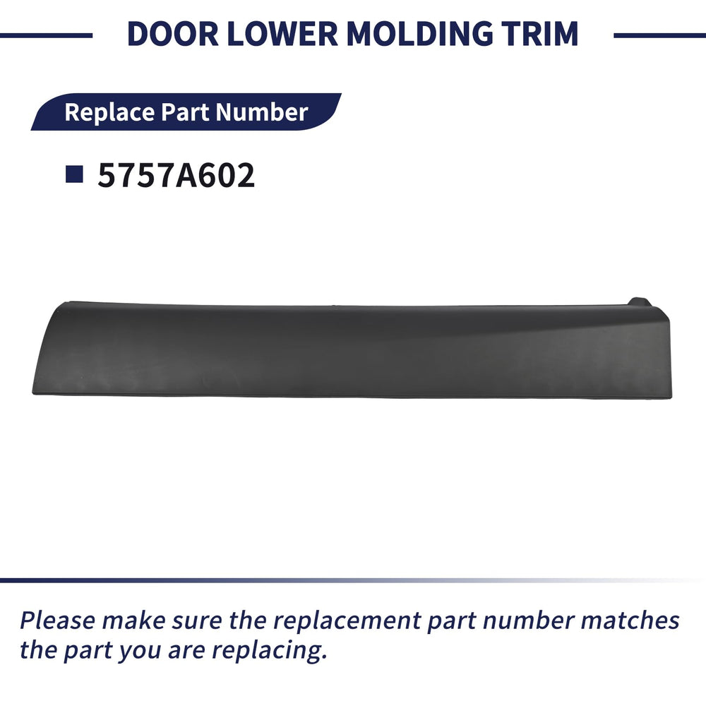Magimaker molding mounted on door profile demonstrating seamless appearance benefit