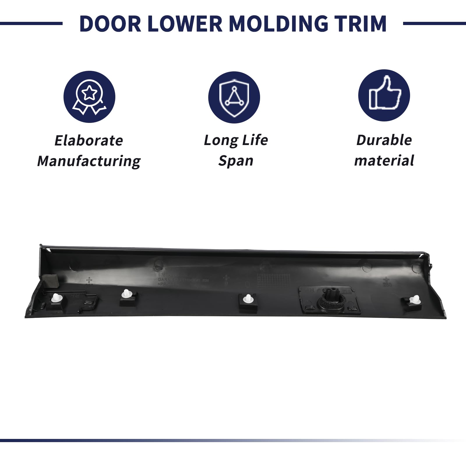 Magimaker molding next to ruler to show exact scale and fit benefit