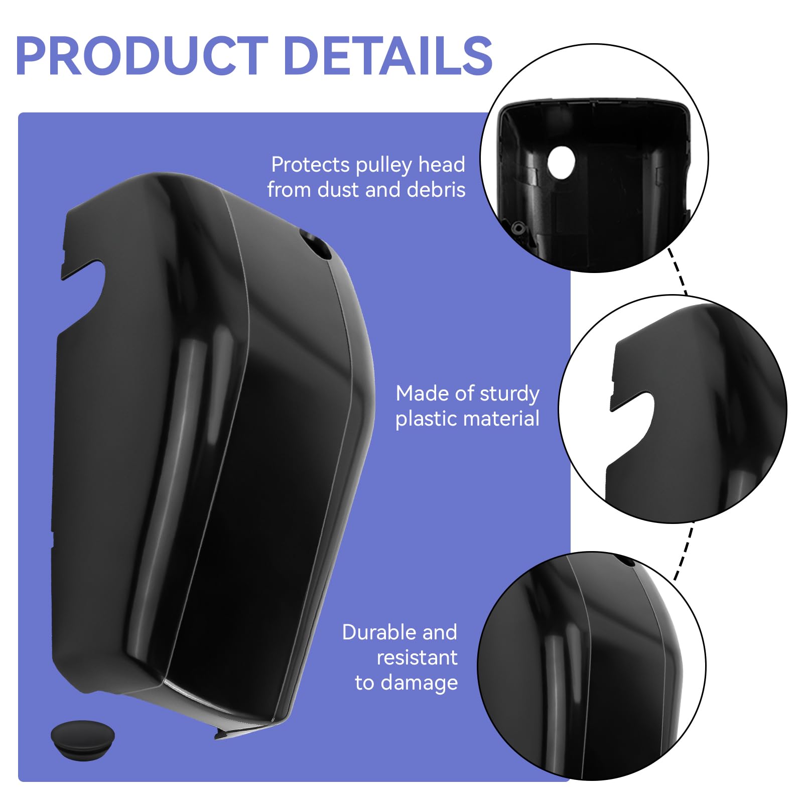 Magluv 643922 installed on RV right side protecting awning drive head