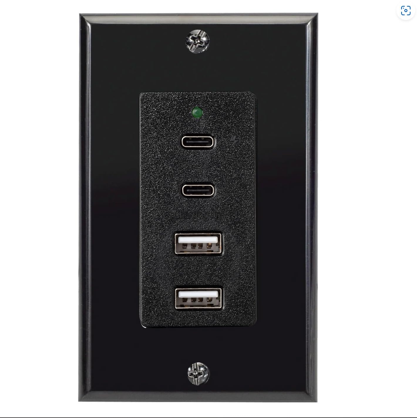 Magnadyne front wall plate in black showing neat vehicle integration and easy access