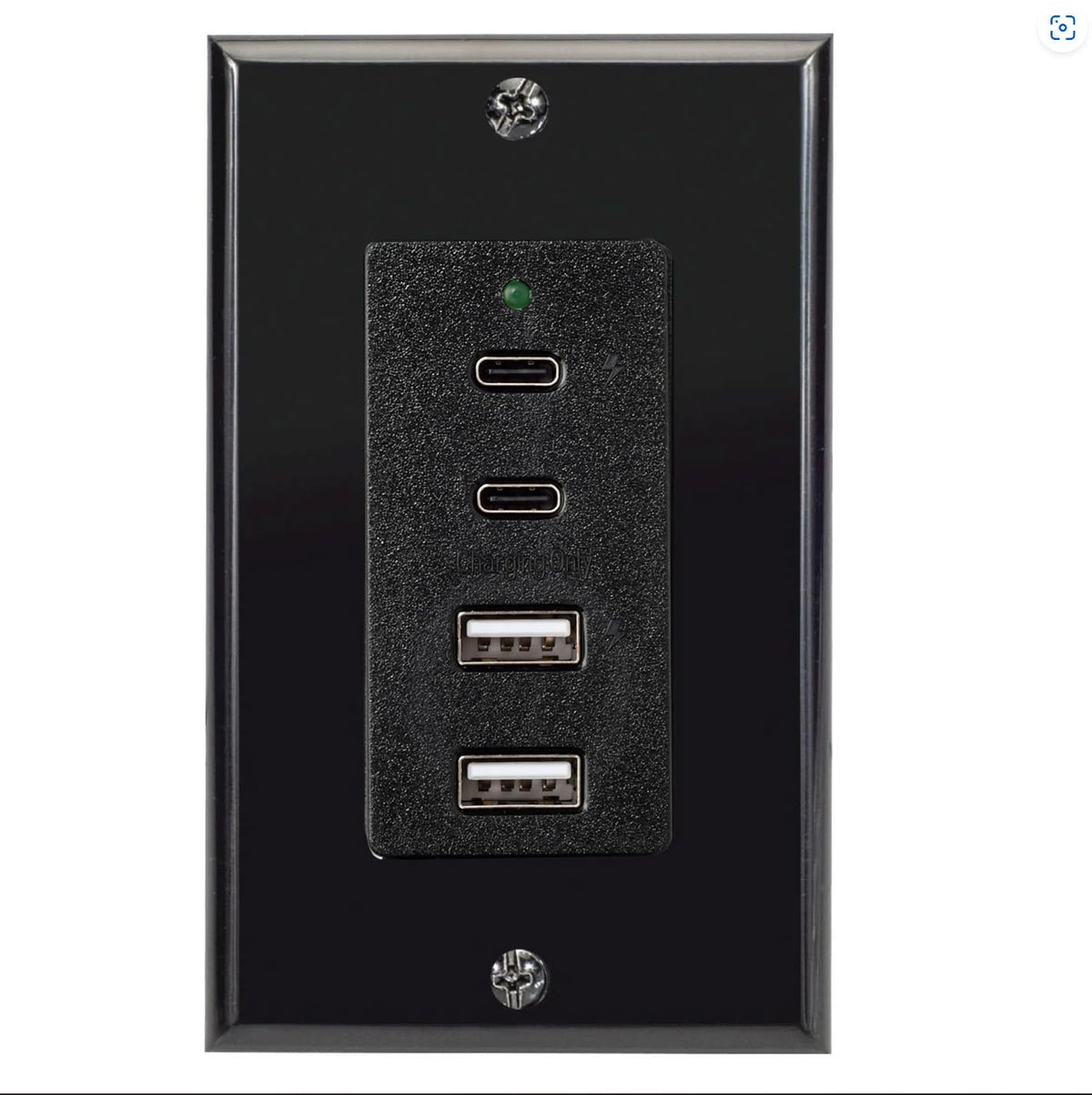 Magnadyne front wall plate in black showing neat vehicle integration and easy access