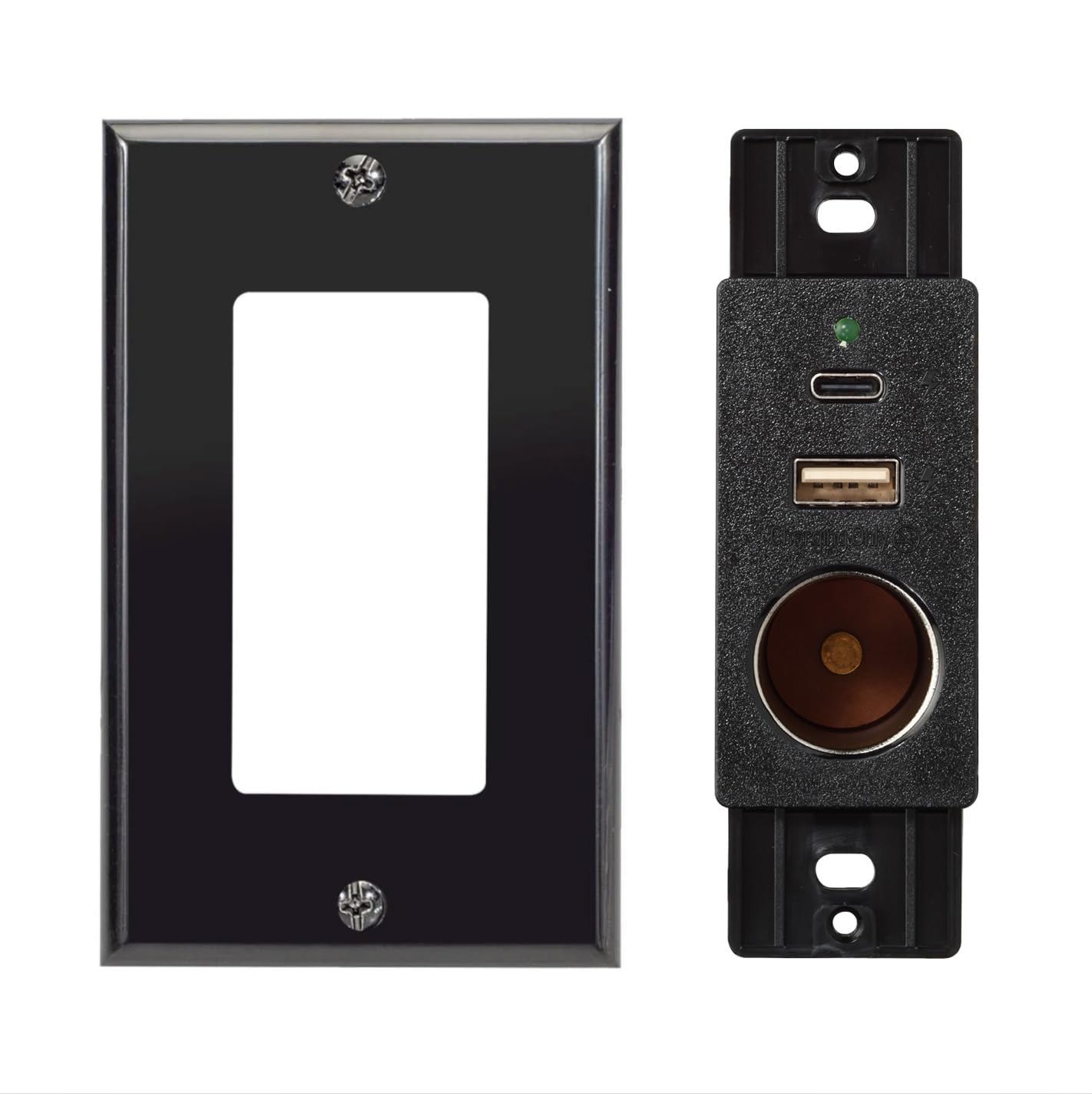 Magnadyne close-up of VPA socket demonstrating high-capacity outlet reliability
