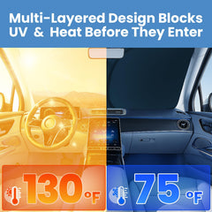Magnelex detail of rearview mirror cut-out for secure gap-free fit