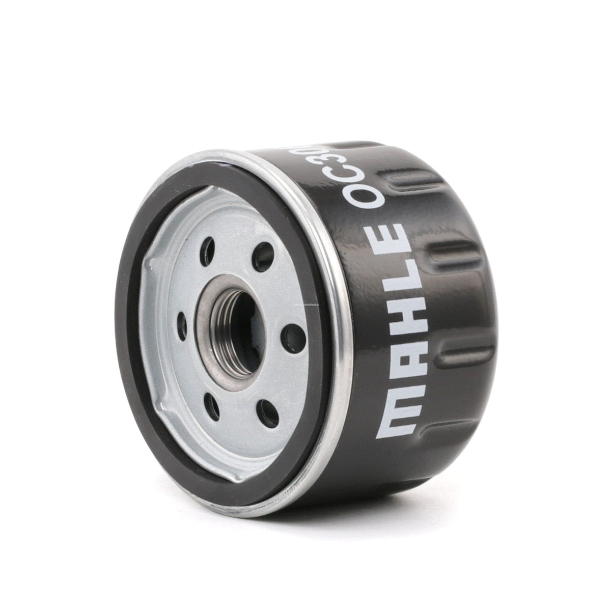MAHLE OC 306 front view showing label and mounting threads for easy identification and correct fit