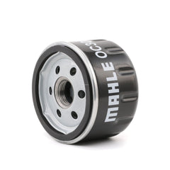 MAHLE OC 306 front view showing label and mounting threads for easy identification and correct fit